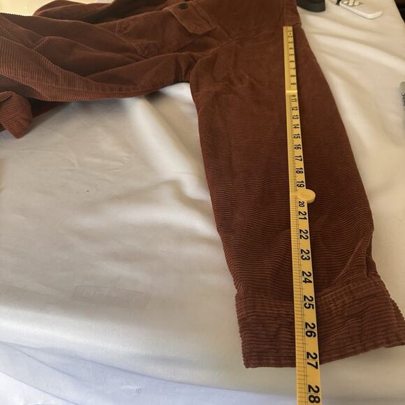 Pacific Northwest Union SEA WA Shacket shirt Men XXL Corduroy Burnt Orange - Picture 15 of 16